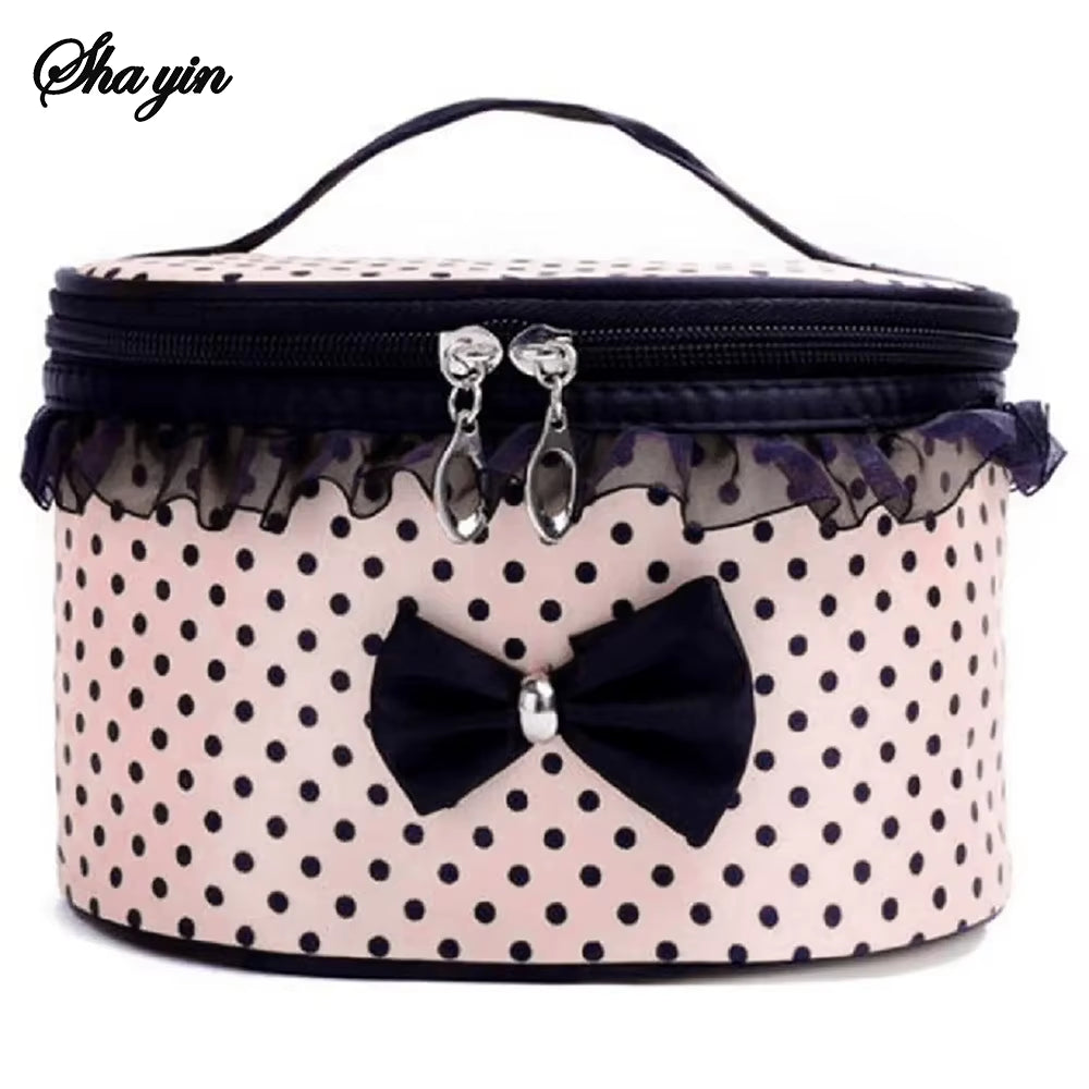 Random Organizer Bag Creative Cylinder Compressible Miscellaneous Toiletries Bag Waterproof Desktop Travel Storage Bag