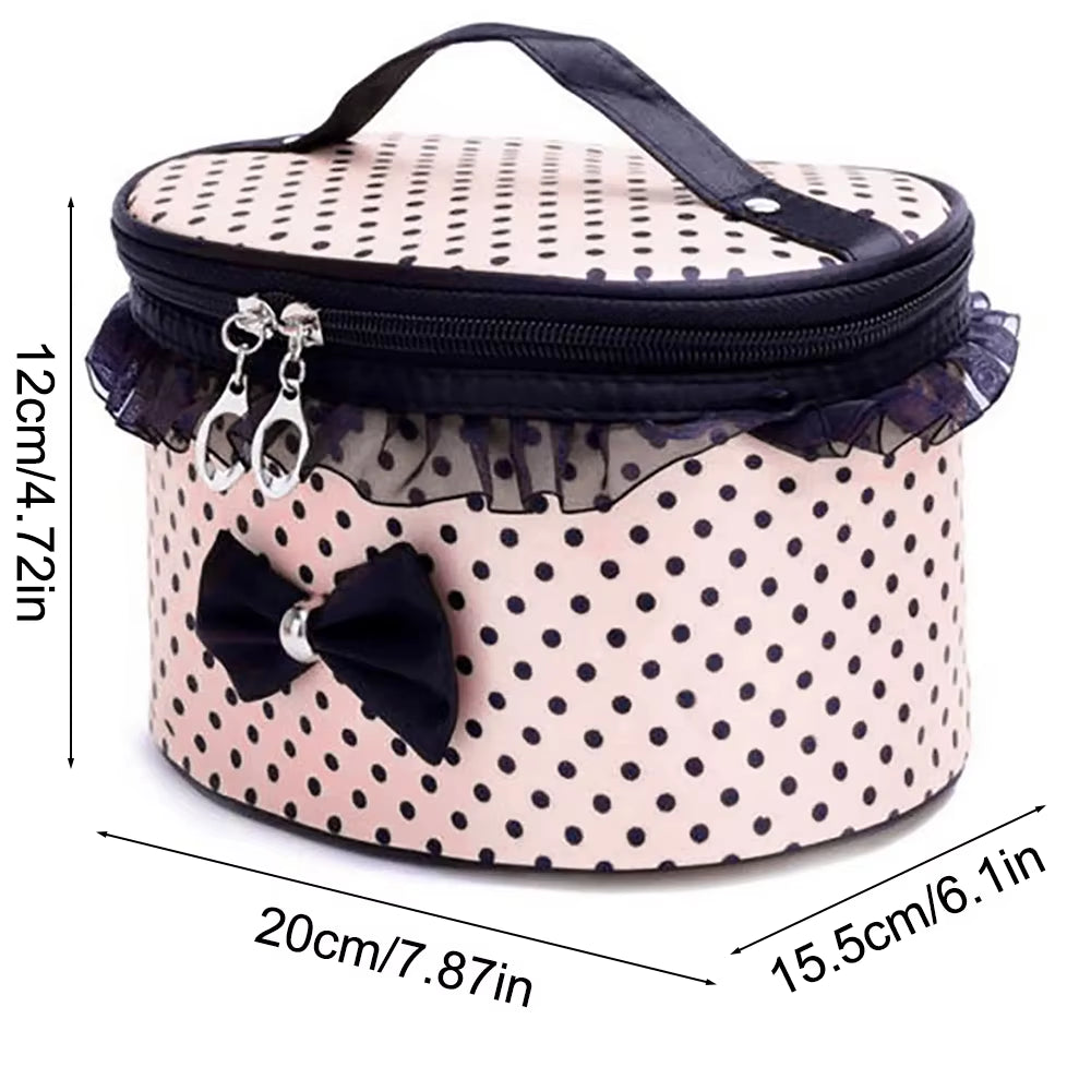 Random Organizer Bag Creative Cylinder Compressible Miscellaneous Toiletries Bag Waterproof Desktop Travel Storage Bag
