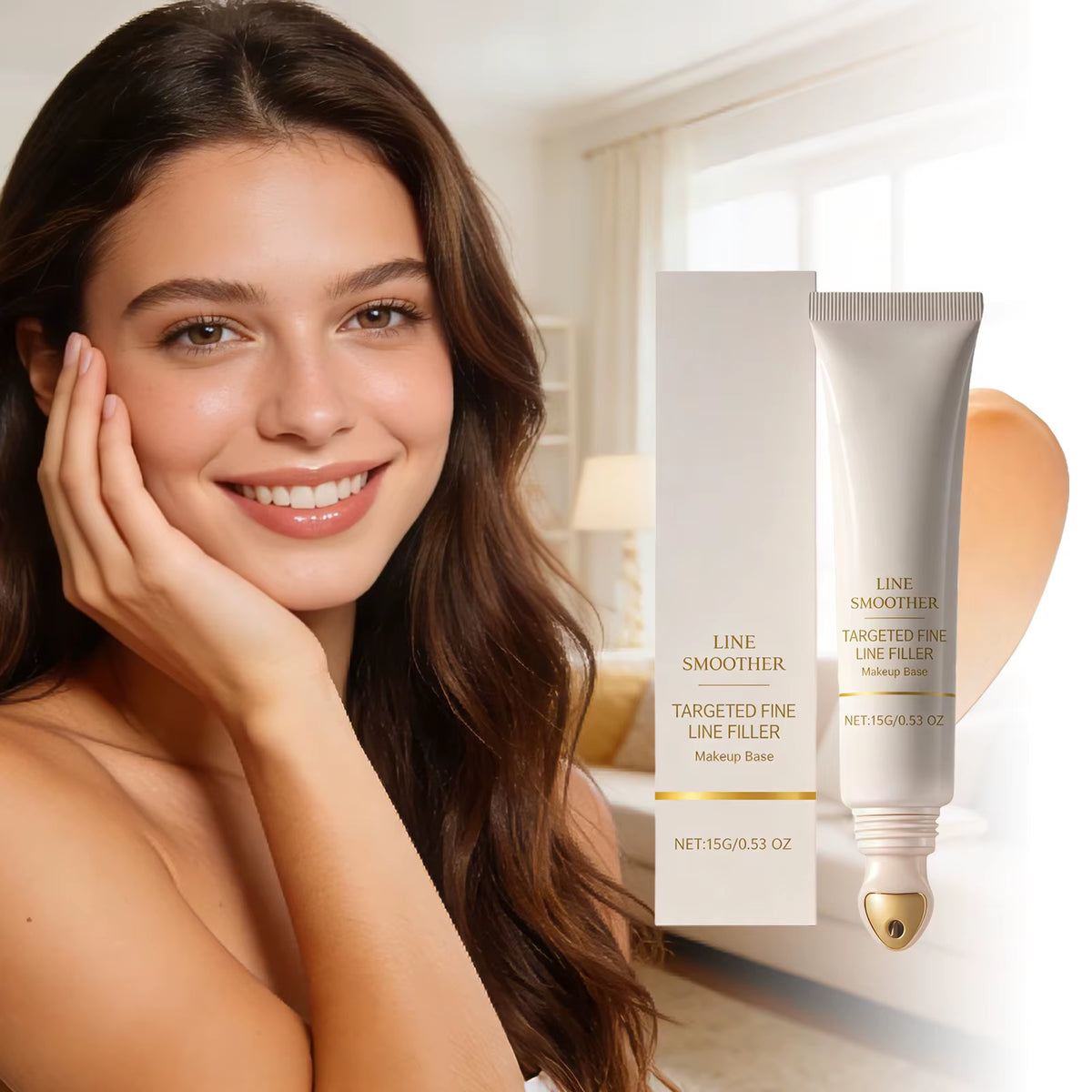 Nicotinamide Makeup Primer Hide Pores Oil Shine Control Brighten Dull Skins Prevent Sunburn Natural Base 3-In-1 Face Concealer